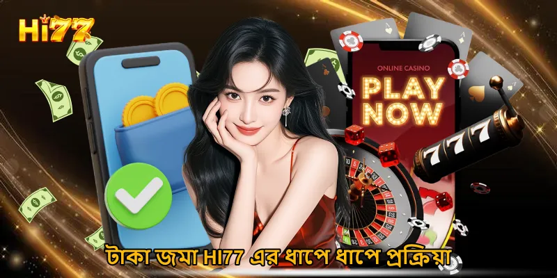 টাকা জমা HI77 এর ধাপে ধাপে প্রক্রিয়া